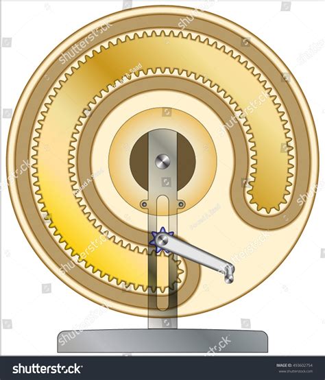 Mechanical Movements Reciprocating Rotary Motion Stock Vector (Royalty Free) 493602754 ...