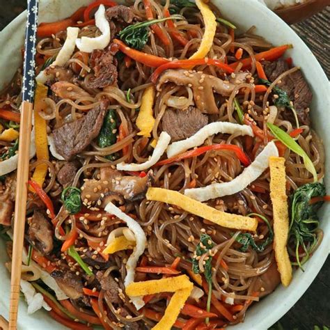 Japchae made Easy - Foxy Folksy