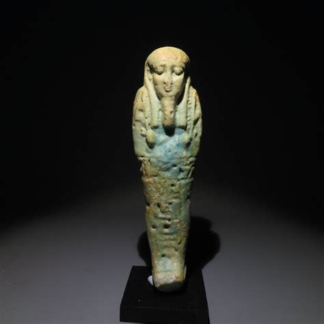 Antiguo Egipto Fayenza Shabti Período Tardío 664 323 Catawiki