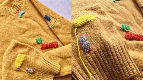 Online Course Visible Mending Colorful Knitwear Repair The Endery