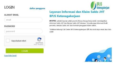 Cara Cepat Cek Saldo Bpjs Ketenagakerjaan Via Bpjstku Atau Login Di Sso