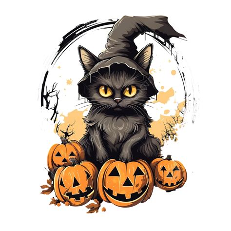 Halloween Scary Cat Lady Halloween T Shirt Halloween Svg Design Png