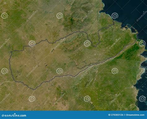 Mtwara Tanzania Low Res Satellite No Legend Stock Illustration