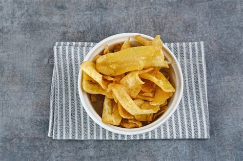 Banana Chips Snack Keripik Pisang Stock Photo By Tyasindayanti