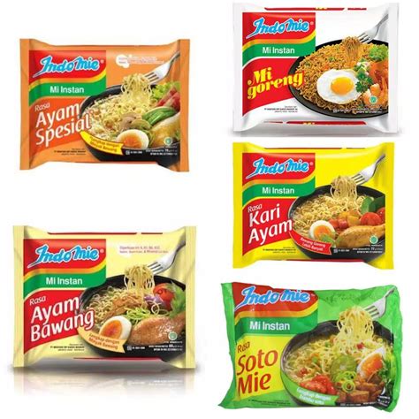 Jual Indomie Instant/Pcs - Ayam Bawang/Goreng/Soto/Kari/Ayam Spesial ...