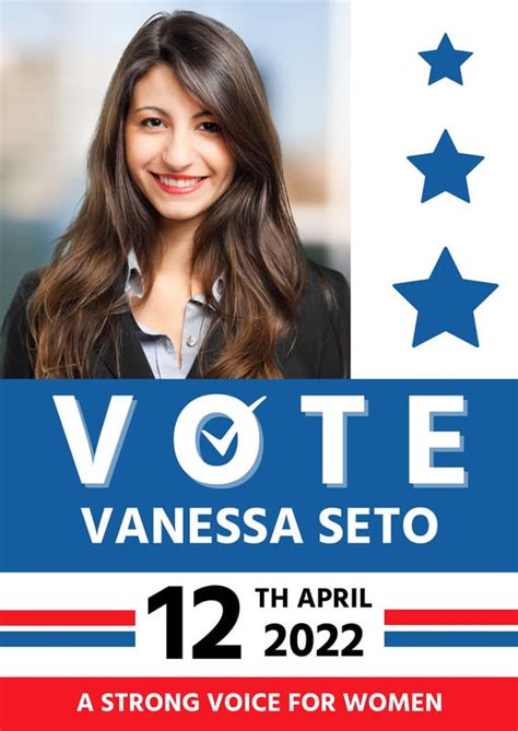 Free Printable Customizable Election Poster Templates Canva