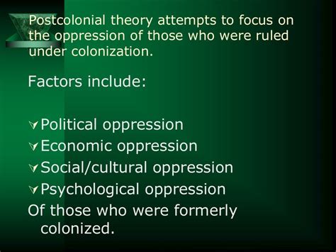 Postcolonial theory