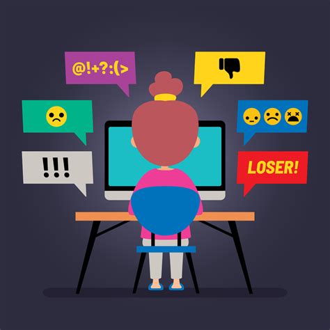 Cartoon Drawing Of Cyber Bullying 35749329 Vector Art at Vecteezy