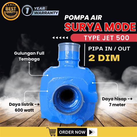 Jual Modifikasi Pompa Air Irigasi Persawahan Type Jet 500 Pompa Air