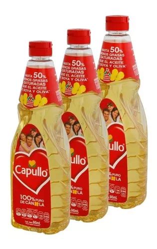 Aceite Puro De Canola Vegetal Capullo Piezas De Ml Env O Gratis