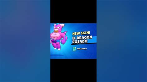 New El DragÓn Rosado Skin Brawlstars Elprimo Youtube