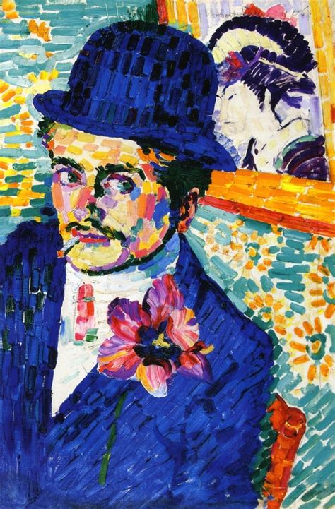 Man With A Tulip Painting Robert Delaunay Oil Paintings