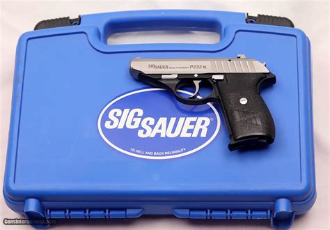 Sig Sauer P232 Sl 9mm Kurz 380 Cal Sig Light Lightweight Nib German