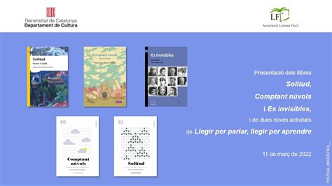 Acte De Presentaci De Nous Llibres I Activitats De Lectura F Cil