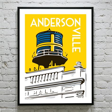 ANDERSONVILLE Chicago Neighborhood Poster | Etsy Swedish American ...