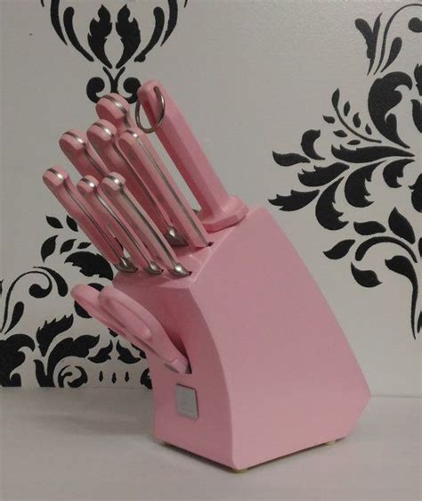 Pink Mundial Knife Block 5100 Series 10 Piece Set, Discontinued Set ...