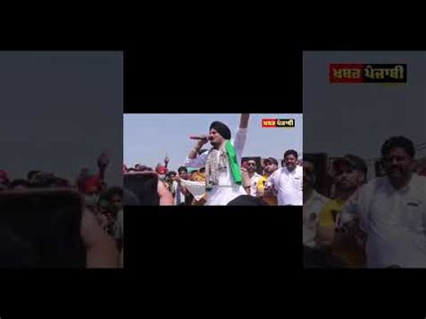 Sidhu Moosewala Old Video From Farmer Protest 2020 Singing A Song In