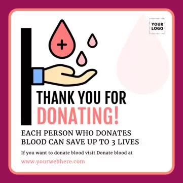 Blood Donation Campaign Poster Templates