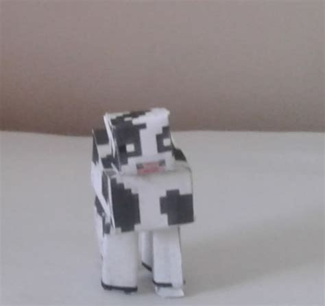 Pixel Papercraft Dairy Cow Minecraft Earth