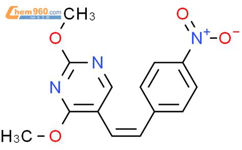 869006 56 4 Pyrimidine 2 4 Dimethoxy 5 1Z 2 4 Nitrophenyl Ethenyl