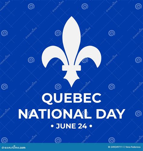 Quebec National Day Vector Banner Design Template Cartoondealer