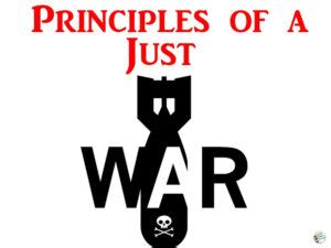 Principles of a Just War | Social Studies Success