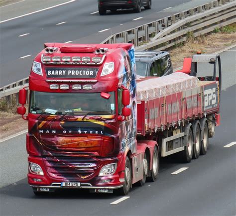 Barry Procter Services DAF XF B14BPS On The A1M Southbo Flickr