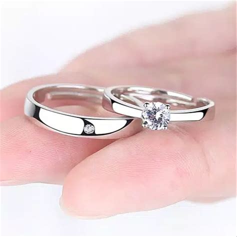 Jual Cincin Couple Silver Cincin Sepasang Kualitas Terbaik Di Lapak