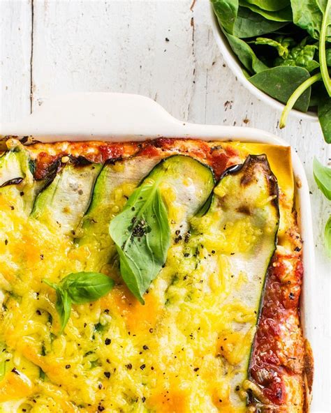 Lasagne Met Courgette Ricotta En Spinazie Recept Lasagne