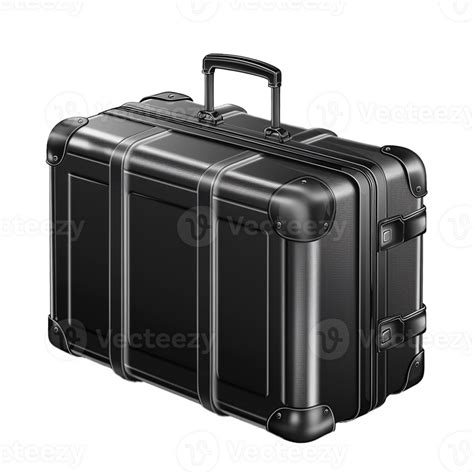 Ai Generated Big Colorful Travel Suitcase Isolated Cutout With Shadow