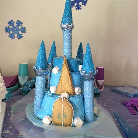 Frozen Castle Birthday Cake