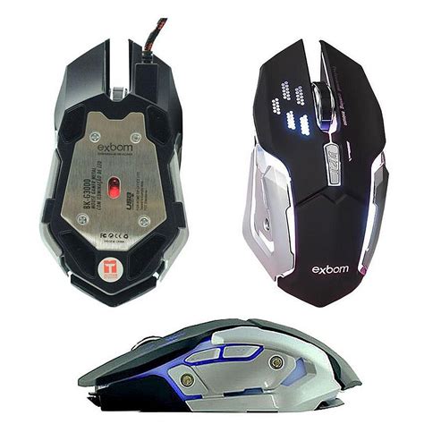 Kit Teclado E Mouse Gamer Led Acabamento Em Metal Bk G Hdr Shop