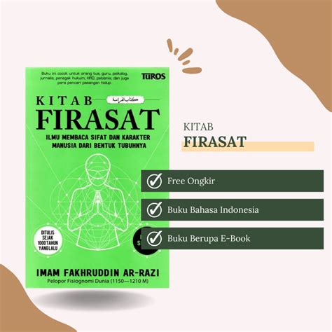 Jual Kitab Firasat Ilmu Membaca Sifat Dan Karakter Orang Dari Bentuk