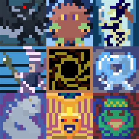 Made Some Yu Gi Oh Pixel Art Can You Recognize Them All R Yugioh