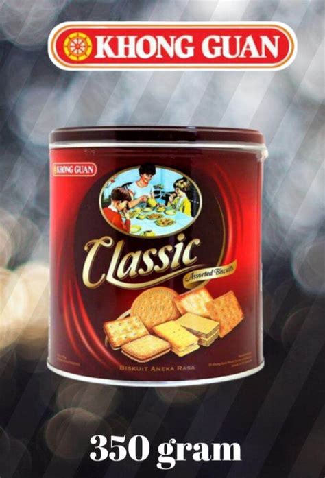 Biskuit Khong Guan Classic Kaleng 600 Gram Dan 350 Gram Lazada Indonesia