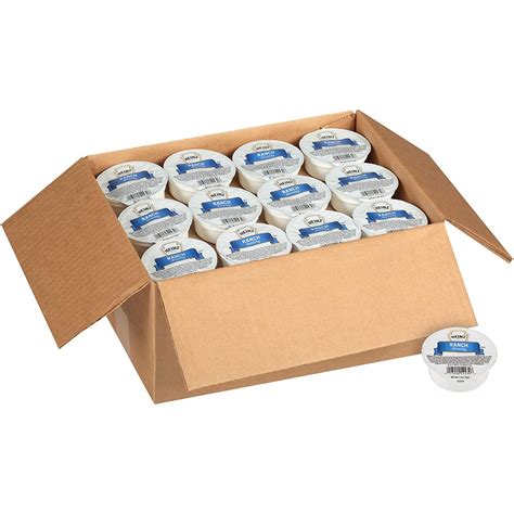 Heinz Ranch Dressing Single Serve Dipping Sauce Ct Pack Oz Cups