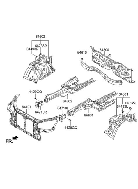 N Genuine Hyundai Panel Assembly Fender Apron Rh