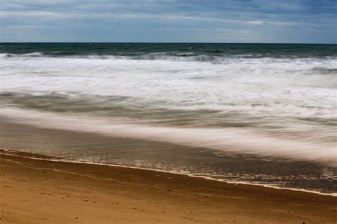 Banco De Imagens De Praia Panorama Mar Costa Agua Areia Oceano