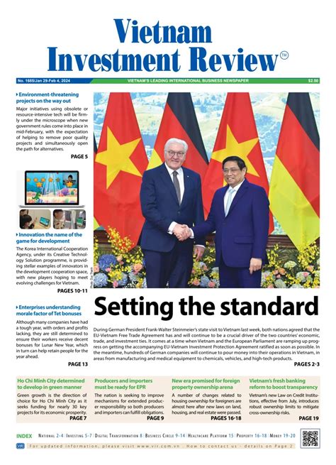 Vietnam Investment Review Subscriptions Pressreader