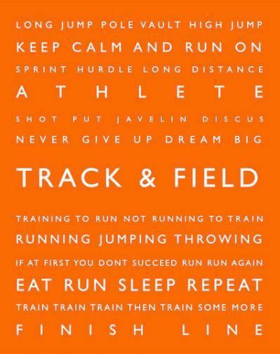 Track And Field Throwing Quotes