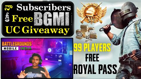 Bgmi New Royal Pass I Am Giving To My Subscribers In Live