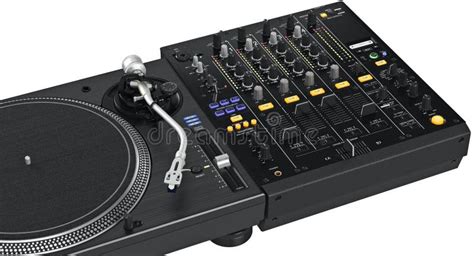 Equipamento Da M Sica Do Misturador Do Dj Vista Pr Xima Ilustra O