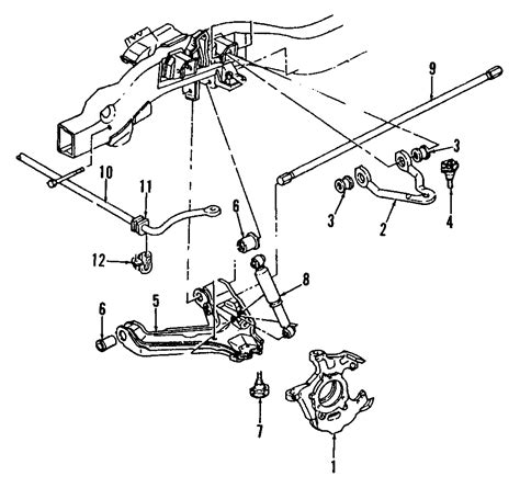 Chevrolet Silverado Suspension Control Arm Upper Lower 12475480