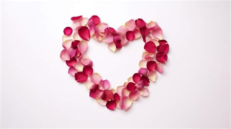 Heart From Rose Petals Illustration Stock Photo At Vecteezy