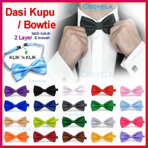 Jual Dasi Kupu Bowtie Kupu Pria Hitam Bow Tie Kupukupu Pesta Dewasa