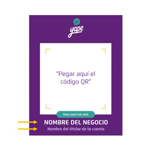 Plantilla De Yape Y Plin Qr Descargar Gratis