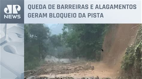 Chuva Provoca Interdi Es Em Trechos De Rodovias No Litoral De Sp Youtube