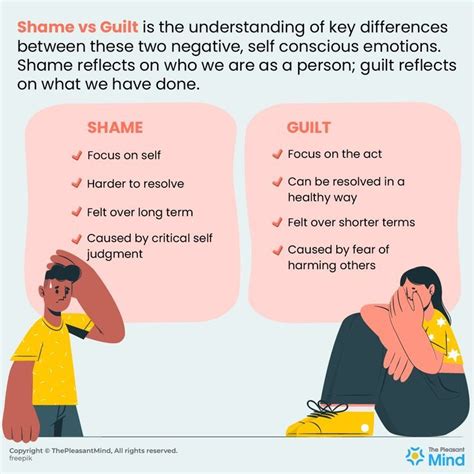 Shame Vs Guilt Understanding The Key Difference And The Effects On Our