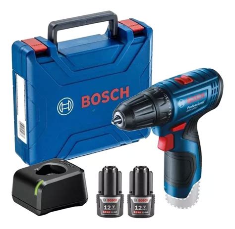 Atornillador Inalambrico Bosch 3 8 12v GSR 120 LI 2 Bat 2ah 220V