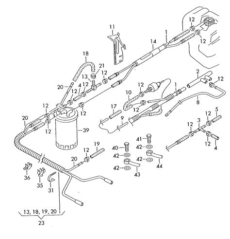 Volkswagen Transporter Kombi 1997 1997 Fuel Line Vag Etka Online